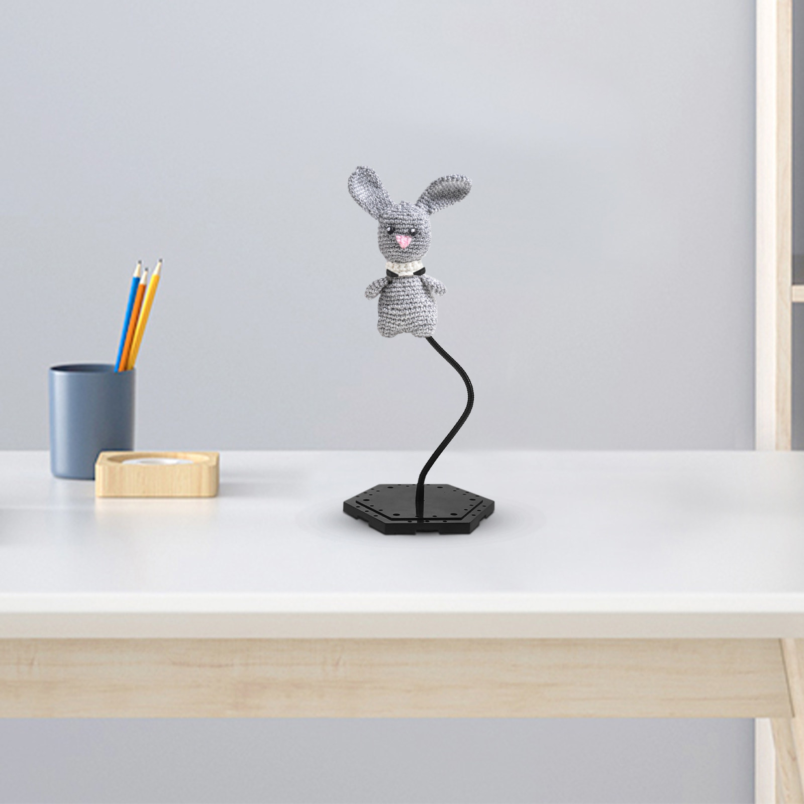 Action Figure Stand - Support d'affichage réglable pour figurines, base