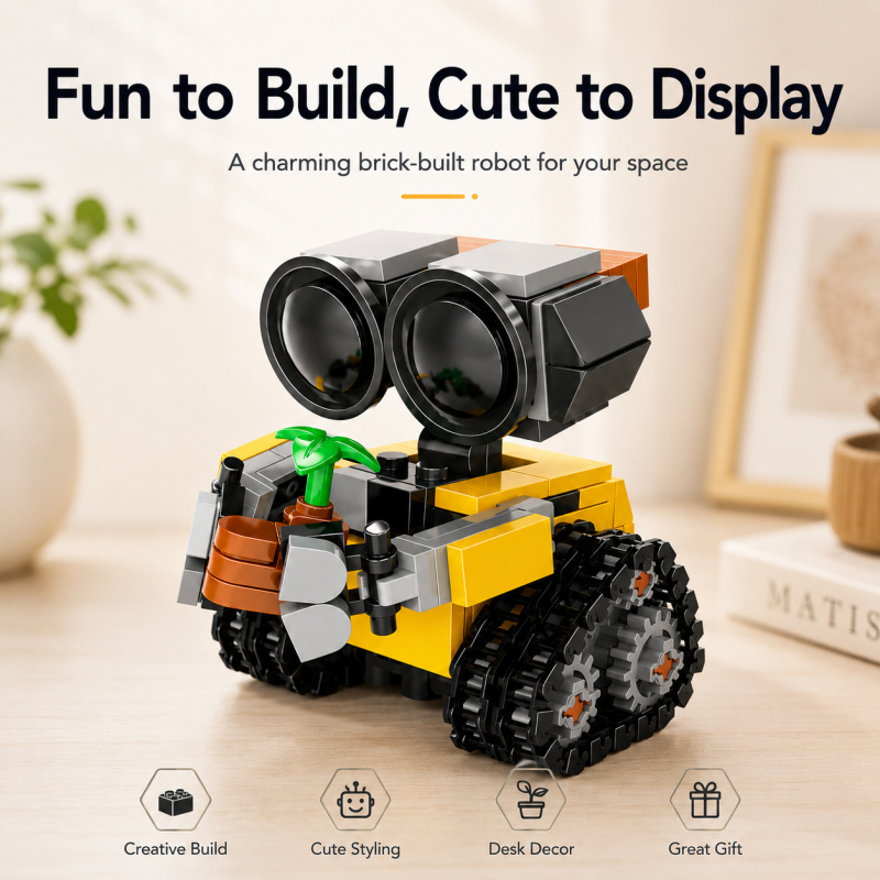 Building Block Mini - Mini-ensemble de blocs de construction robot,