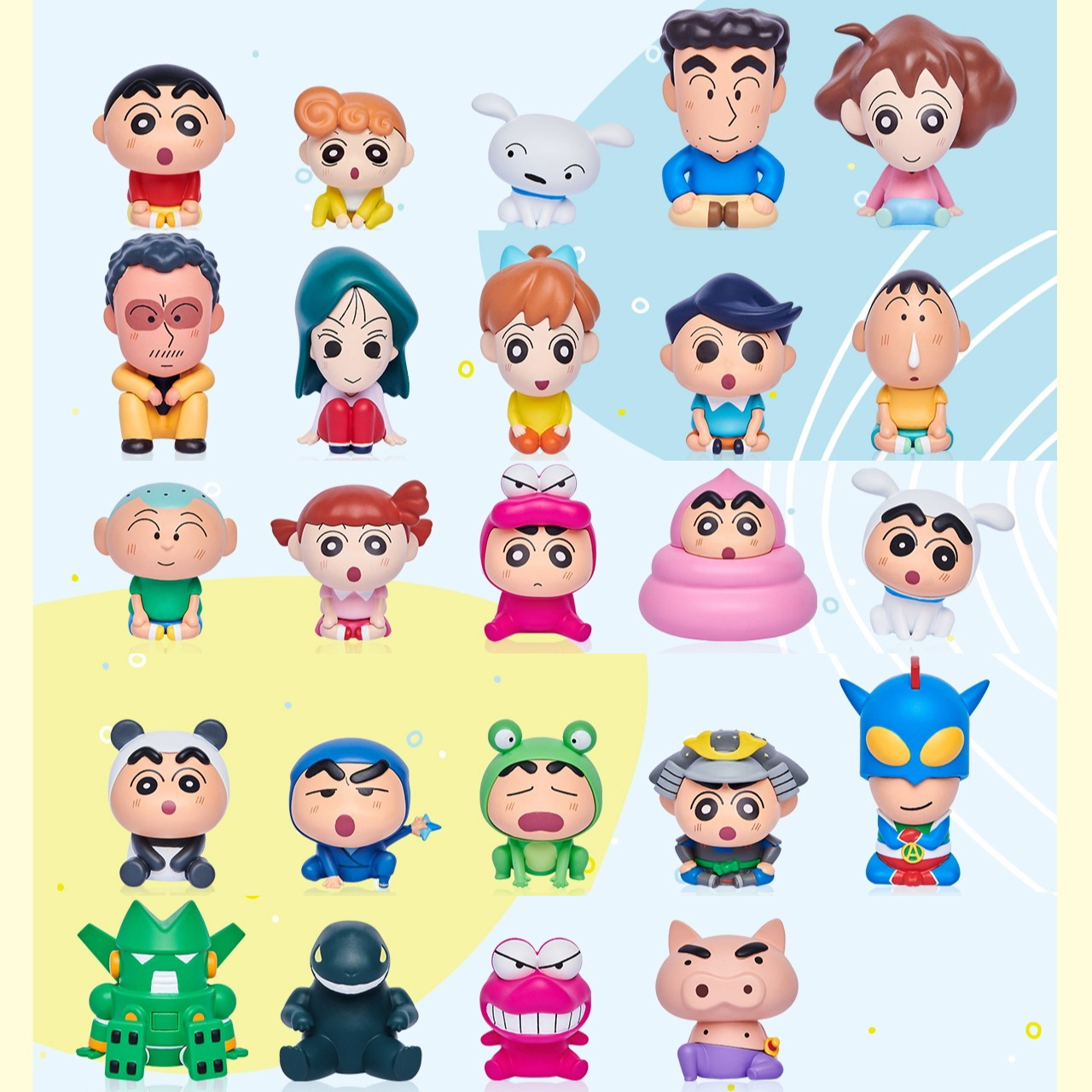Capsule Toy Gashapon - Shinnosuke Nohara figurines de famille Shinchan