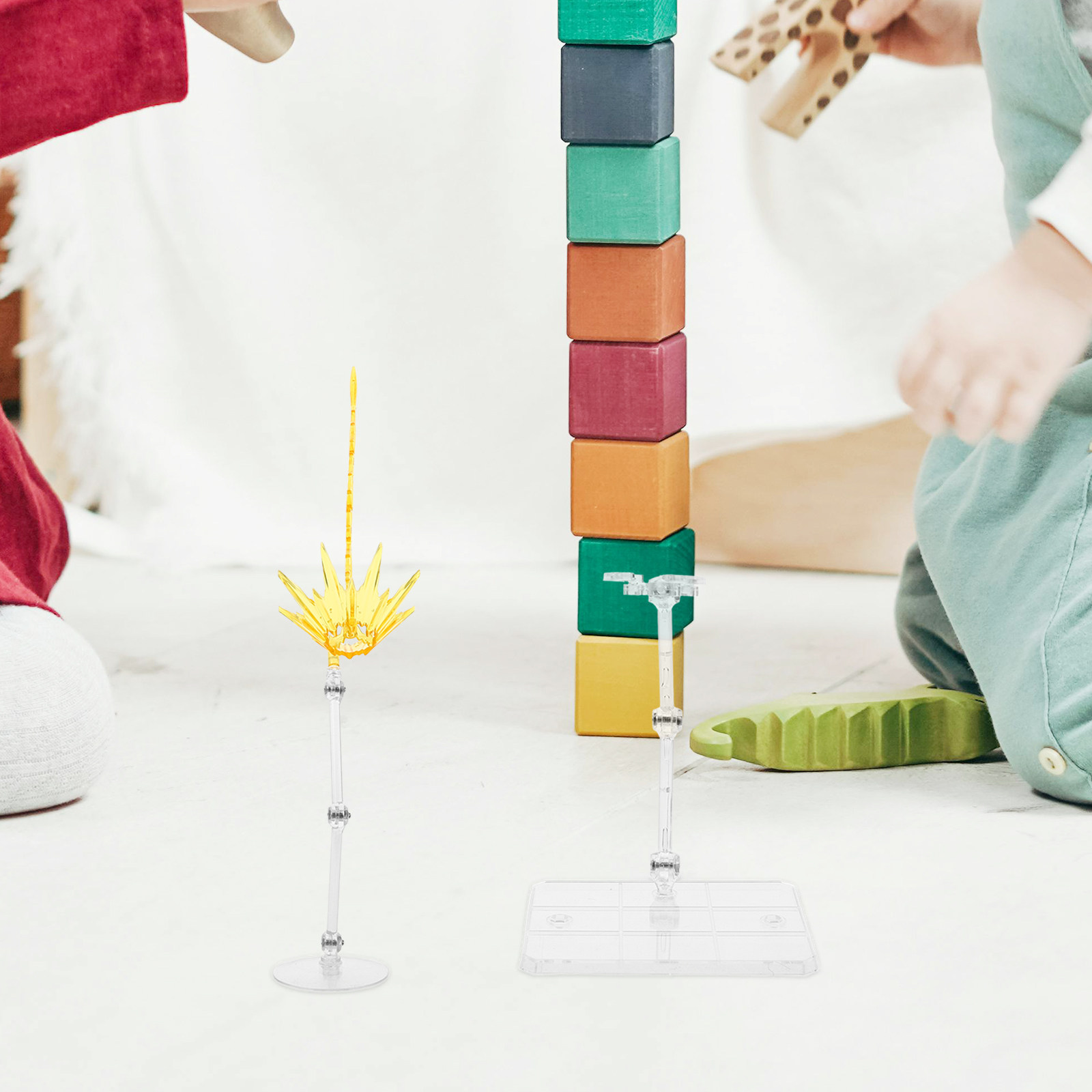 Action Figure Stand - 2 supports d'affichage réglables pour figurines