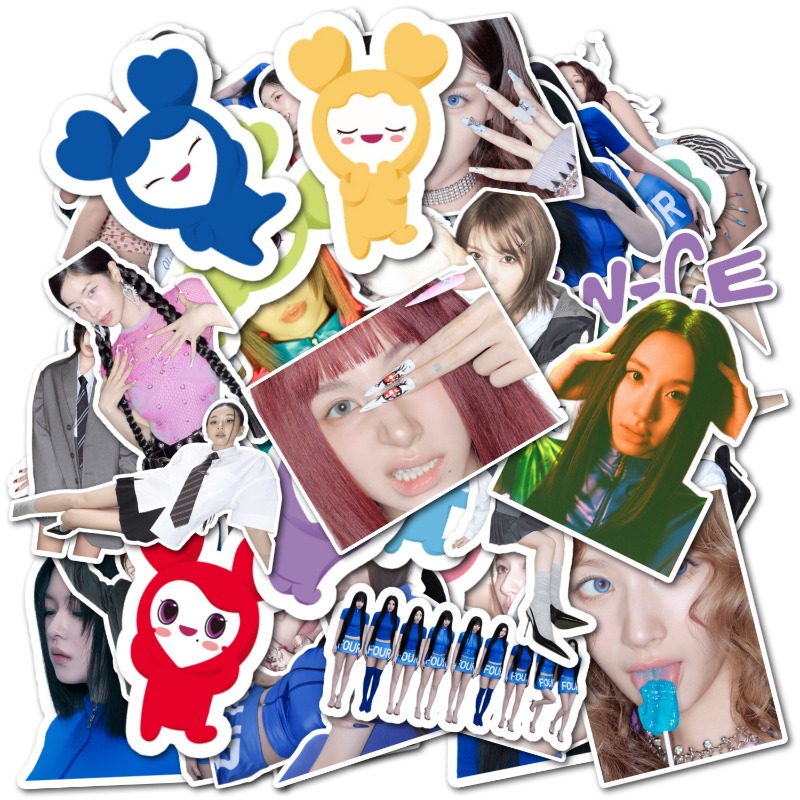 Vinyl Figure Blank - 56 autocollants mignons de personnages d'anime