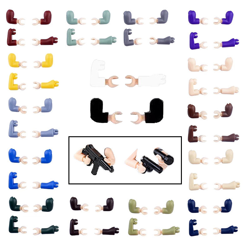 Lego Minifigure Holder - Figurines militaires de la seconde guerre