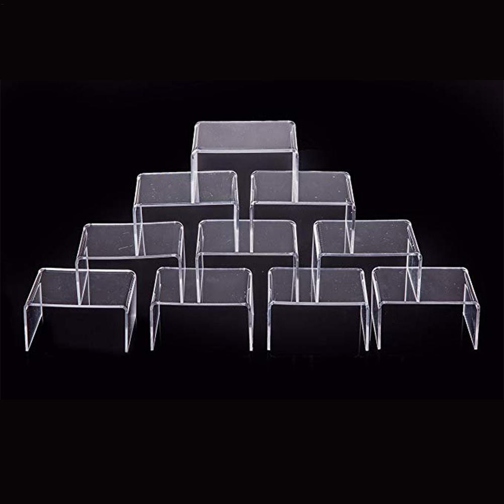 Display Risers Set - Présentoirs empilables en acrylique transparent pour
