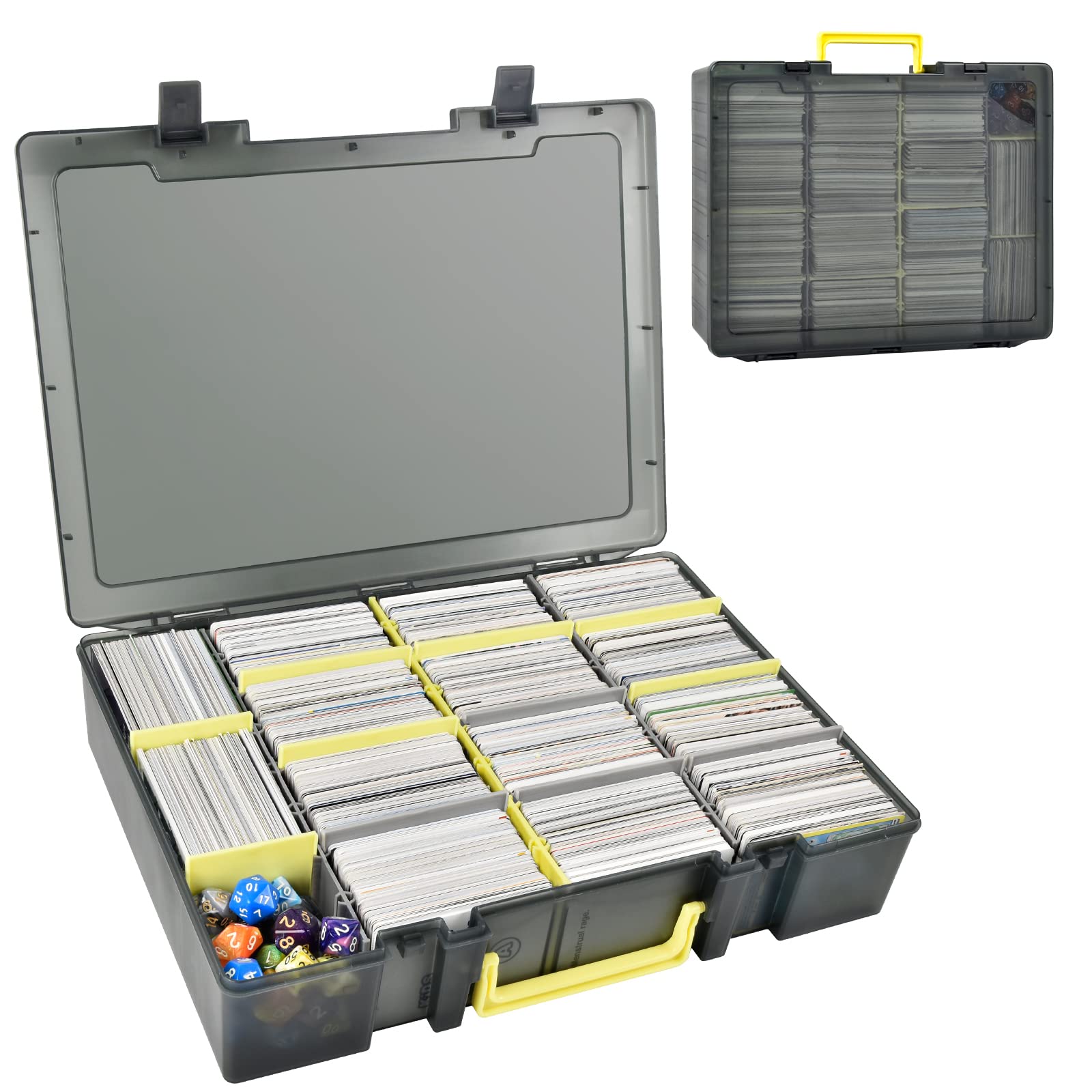 Trading Card Binder - Boîte de rangement transparente pour cartes