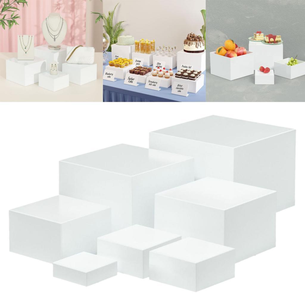 Display Risers Set - Présentoir Cube en acrylique, 7 pièces,