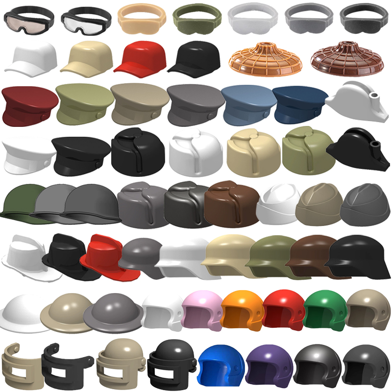 Lego Minifigure Holder - Accessoires de construction militaire, figurines de