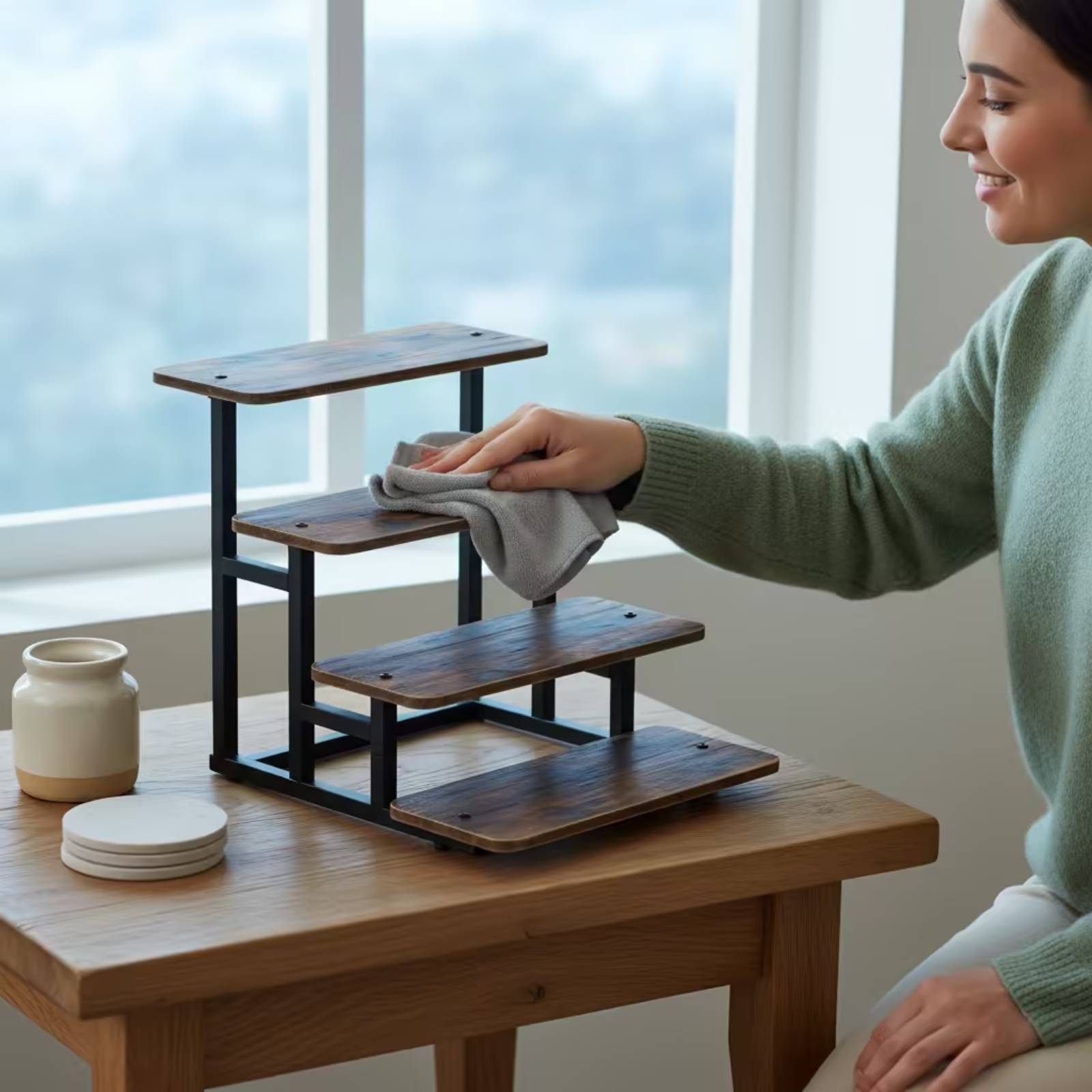 Présentoir à cupcakes à 4 nive - Display Risers Set avis et prix