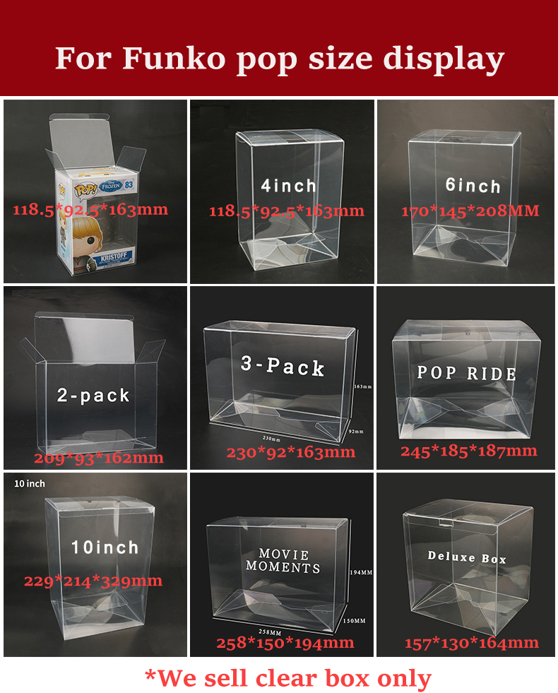 Boîte transparente transparent - Funko Pop Protector avis et prix