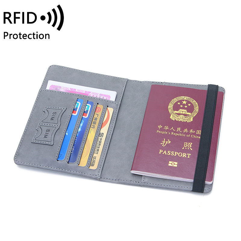 Porte-passeport unisexe en cui - Card Top Loader avis et prix