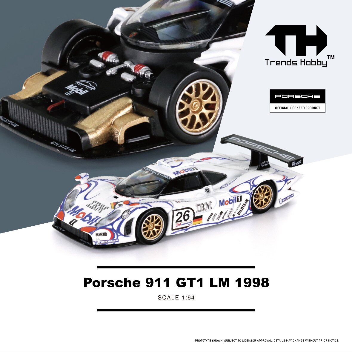 TH 1/64 Porsche 911 GT3 R LeMa - Die Cast Car 1 64 avis et prix