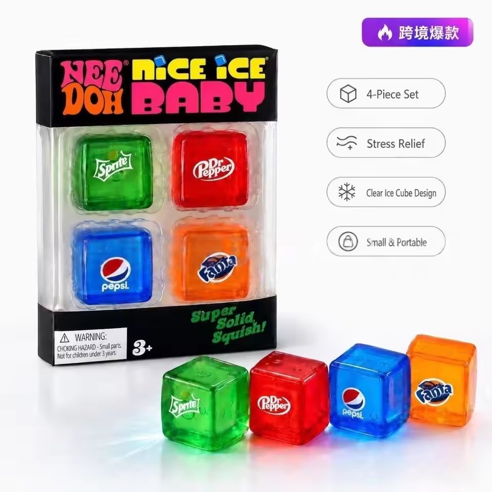 Needoh Mini Nice Ice Baby Lot  - Fidget Cube Original avis et prix
