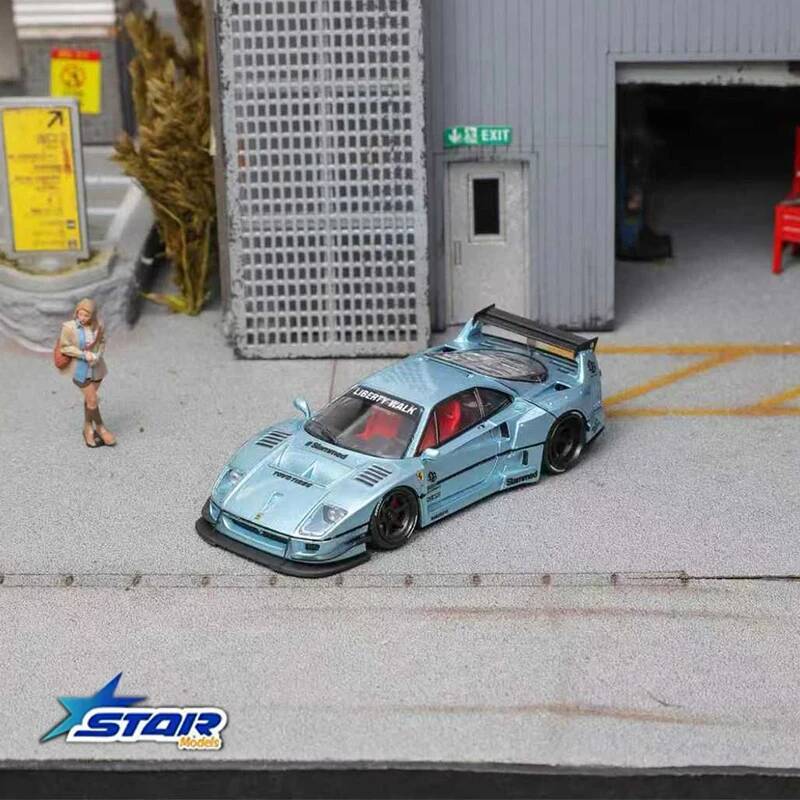 STAR 1:64 LBWK F40 bleu glace  - Die Cast Car 1 64 avis et prix